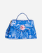 Layla Bag Glimmed Book Blu